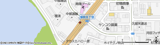 愛知県名古屋市港区藤前周辺の地図