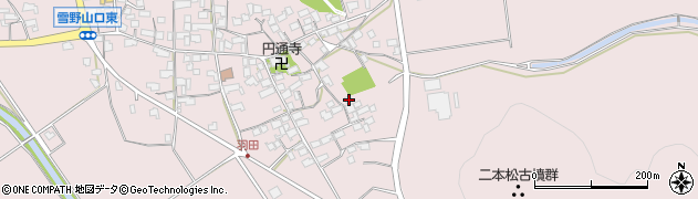 滋賀県東近江市上羽田町571周辺の地図