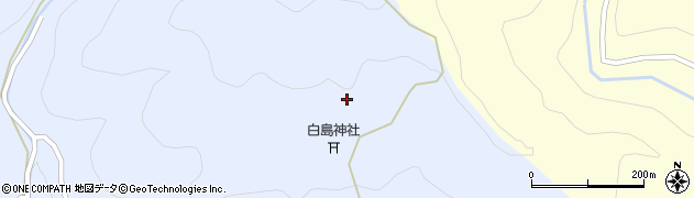 愛知県設楽町（北設楽郡）豊邦（筒井平）周辺の地図