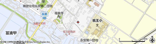 滋賀県野洲市永原519周辺の地図