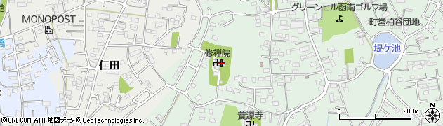 修禅院周辺の地図