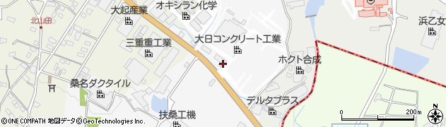 大日コンクリート工業株式会社　三重工場周辺の地図