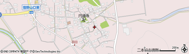 滋賀県東近江市上羽田町576周辺の地図