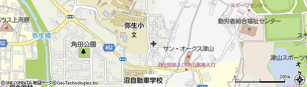 岡山県津山市大田120周辺の地図