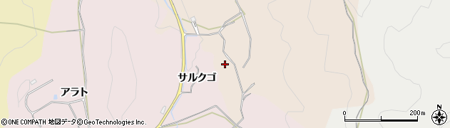 愛知県豊田市桑原田町猿クゴ周辺の地図