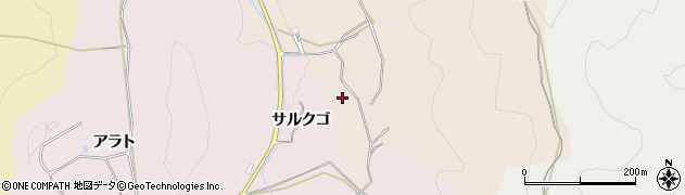 愛知県豊田市桑原田町（猿クゴ）周辺の地図