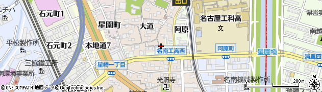 愛知県名古屋市南区本星崎町大道364周辺の地図