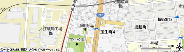 街かど屋 宝生町店周辺の地図