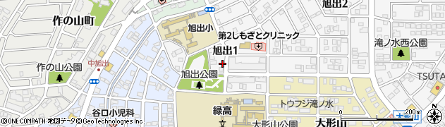 愛知県名古屋市緑区旭出1丁目806-1周辺の地図