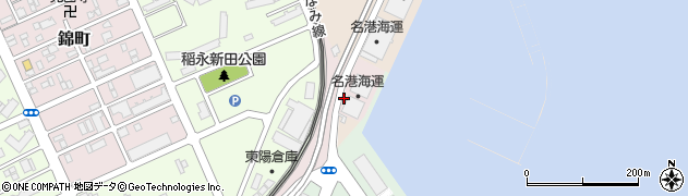 愛知県名古屋市港区稲永新田周辺の地図