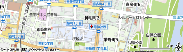 光明堂仏檀店　桜町店周辺の地図