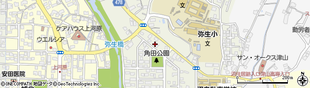 岡山県津山市大田88周辺の地図