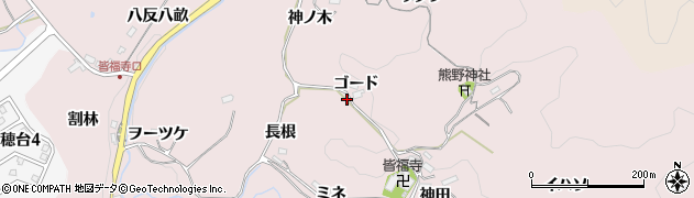 愛知県豊田市幸海町ゴード7周辺の地図