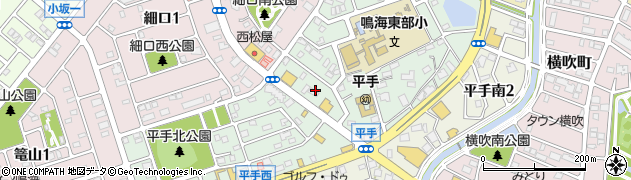 愛知県名古屋市緑区平手北周辺の地図