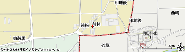 京都府南丹市八木町氷所（前林）周辺の地図