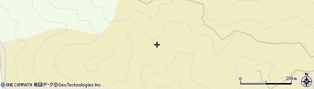 愛知県設楽町（北設楽郡）田内（西久蔵）周辺の地図