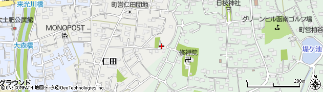 静岡県田方郡函南町仁田713周辺の地図