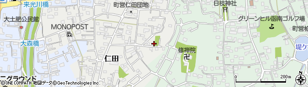 静岡県田方郡函南町仁田712周辺の地図
