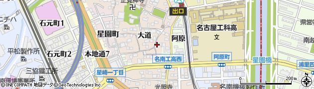 愛知県名古屋市南区本星崎町大道361周辺の地図