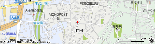 静岡県田方郡函南町仁田826周辺の地図