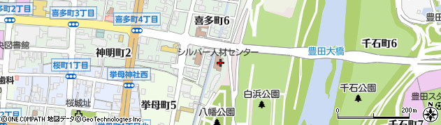 豊田市　シルバー人材センター（公益社団法人）本所周辺の地図