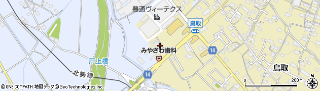 三重県員弁郡東員町鳥取323周辺の地図