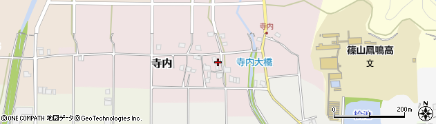 兵庫県丹波篠山市寺内周辺の地図