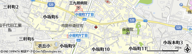 愛知県豊田市小坂町周辺の地図
