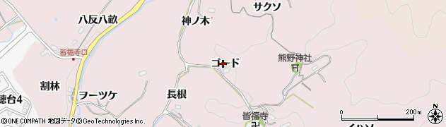 愛知県豊田市幸海町ゴード28周辺の地図