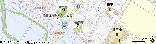 滋賀県野洲市永原672周辺の地図