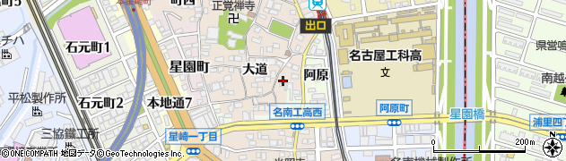 愛知県名古屋市南区本星崎町大道356周辺の地図