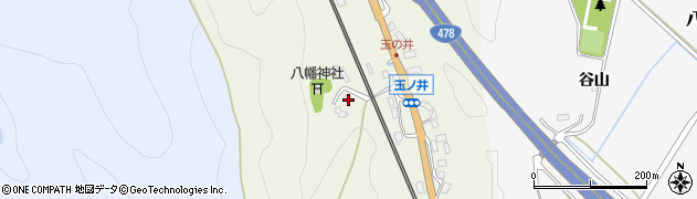 京都府南丹市八木町玉ノ井（奥ノ谷）周辺の地図