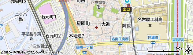 愛知県名古屋市南区本星崎町大道396周辺の地図