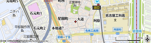 愛知県名古屋市南区本星崎町大道399周辺の地図