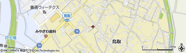 三重県員弁郡東員町鳥取712周辺の地図