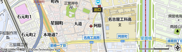 愛知県名古屋市南区本星崎町大道357周辺の地図