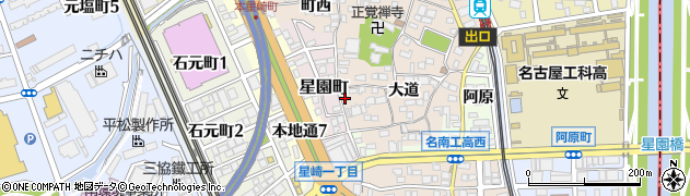 愛知県名古屋市南区本星崎町大道394周辺の地図