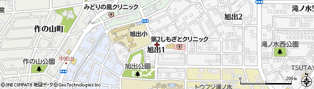愛知県名古屋市緑区旭出1丁目501周辺の地図