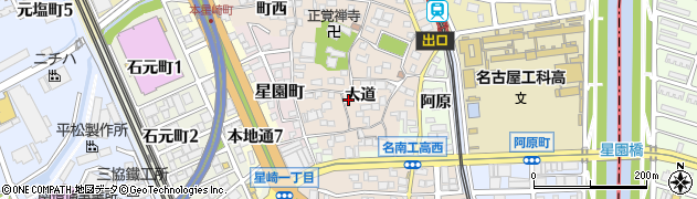 愛知県名古屋市南区本星崎町大道401周辺の地図