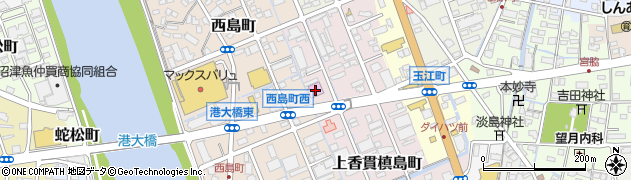 プレイステーションタムラ香貫店ホール周辺の地図