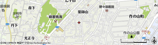 愛知県名古屋市緑区鳴海町薬師山101周辺の地図