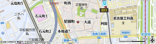 愛知県名古屋市南区本星崎町大道397周辺の地図
