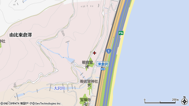 〒421-3114 静岡県静岡市清水区由比東倉澤の地図