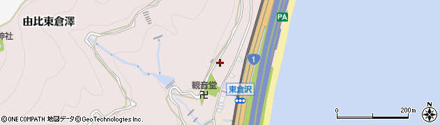 静岡県静岡市清水区由比東倉澤周辺の地図