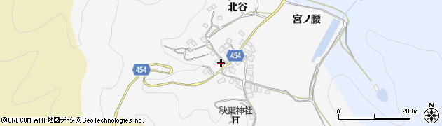 京都府南丹市八木町池ノ内北谷34周辺の地図