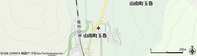 兵庫県丹波市山南町玉巻148周辺の地図