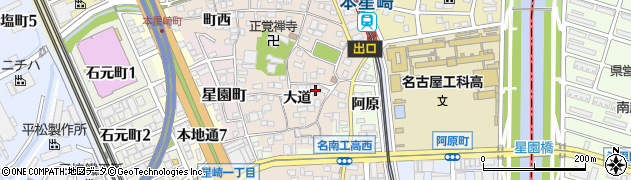 愛知県名古屋市南区本星崎町大道409周辺の地図