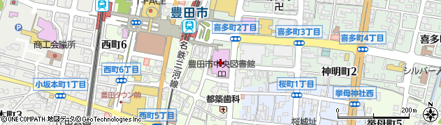名古屋銀行豊田営業部周辺の地図