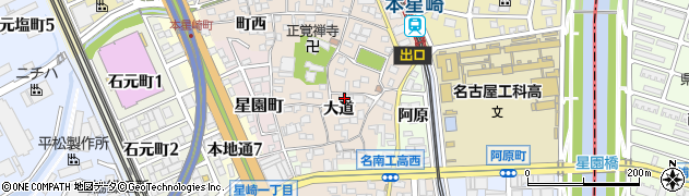 愛知県名古屋市南区本星崎町大道410周辺の地図