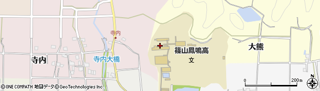 兵庫県立篠山鳳鳴高等学校周辺の地図